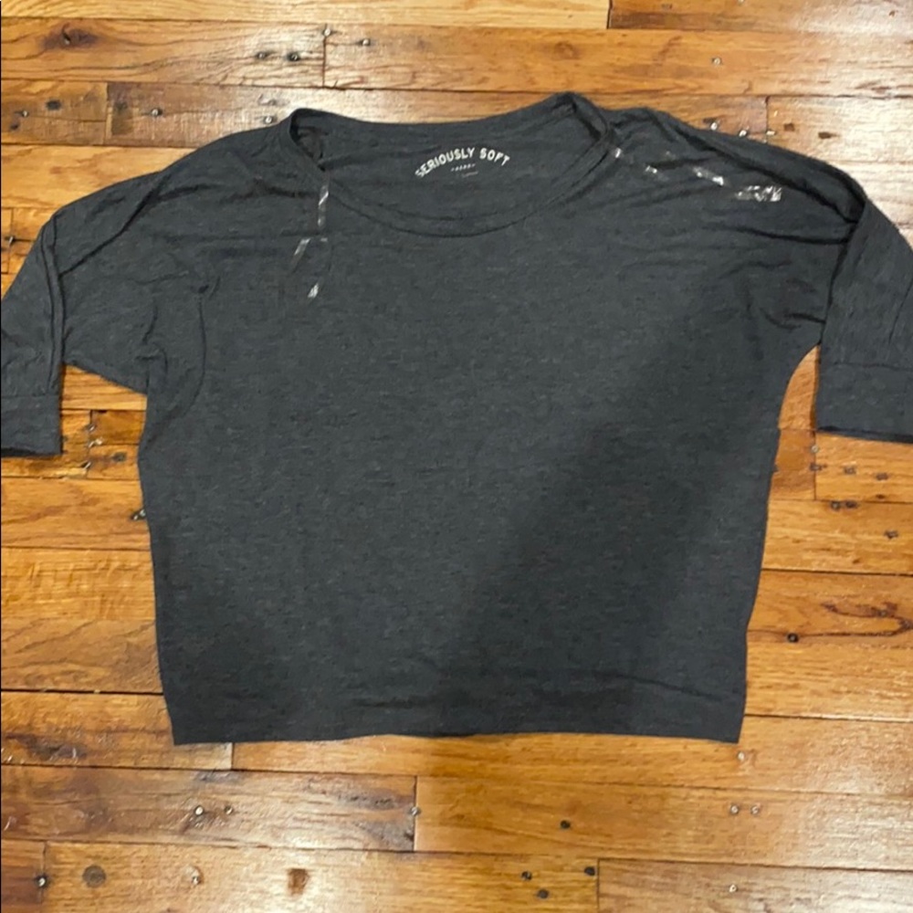 NWOT long sleeve grey t shirt
